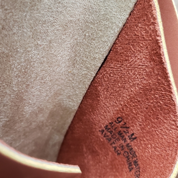 NEW Cliffs by White Mountain Slides Womens Sz. 9.5 Leather natural hide - Picture 5 of 7